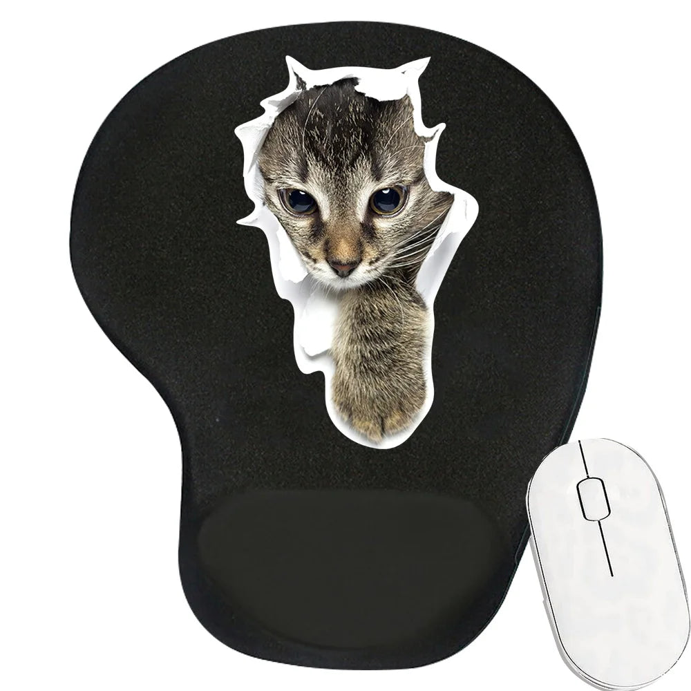 Tapis clavier et souris ergonomique gris