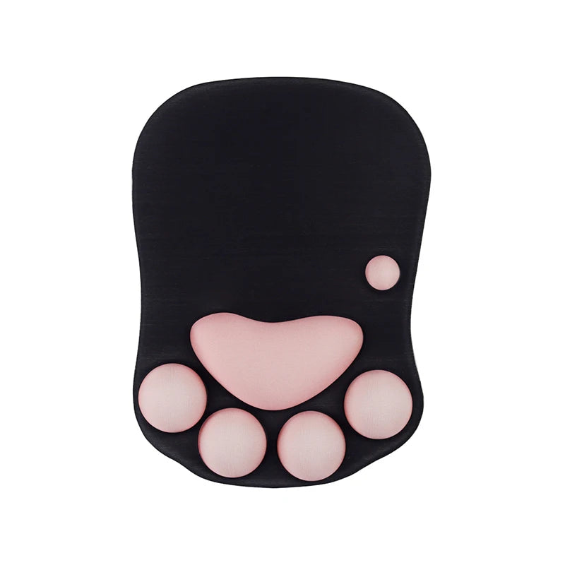 Tapis de souris ergonomique avec gel noir