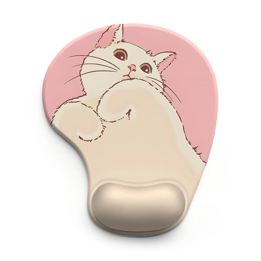 Tapis de souris ergonomique gamer rose