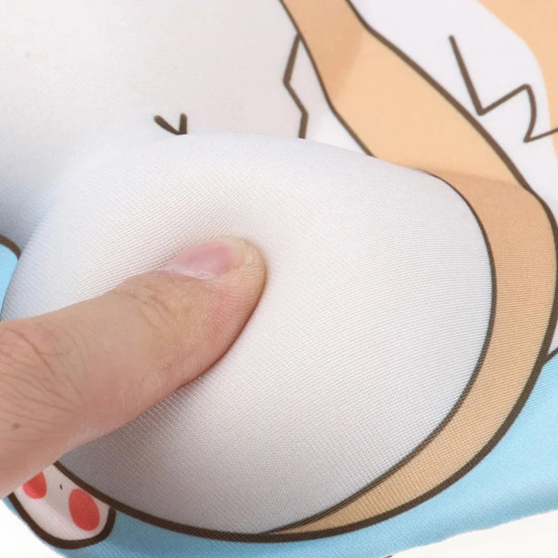 Tapis de souris ergonomique gel blanc