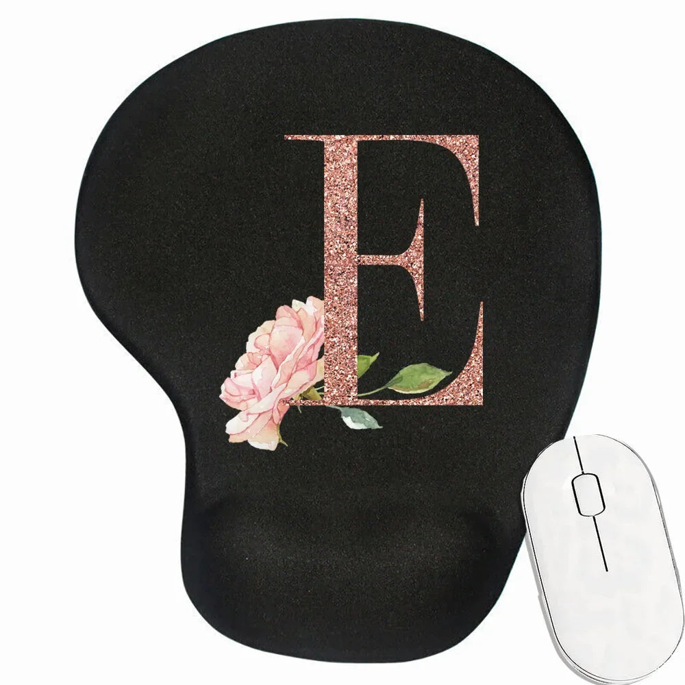 Tapis de souris ergonomique personnalisé motif E