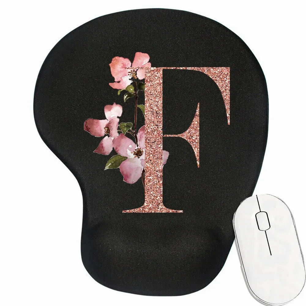 Tapis de souris ergonomique personnalisé motif F