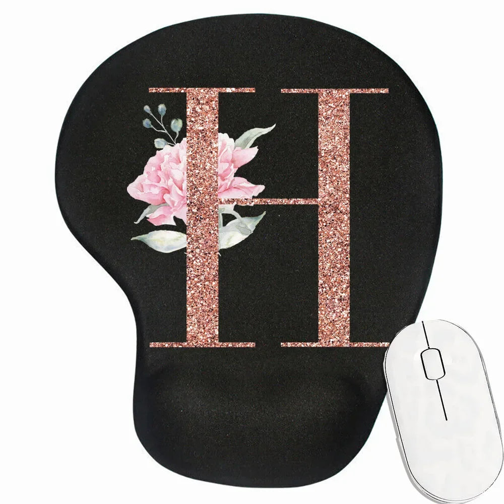 Tapis de souris ergonomique personnalisé motif H