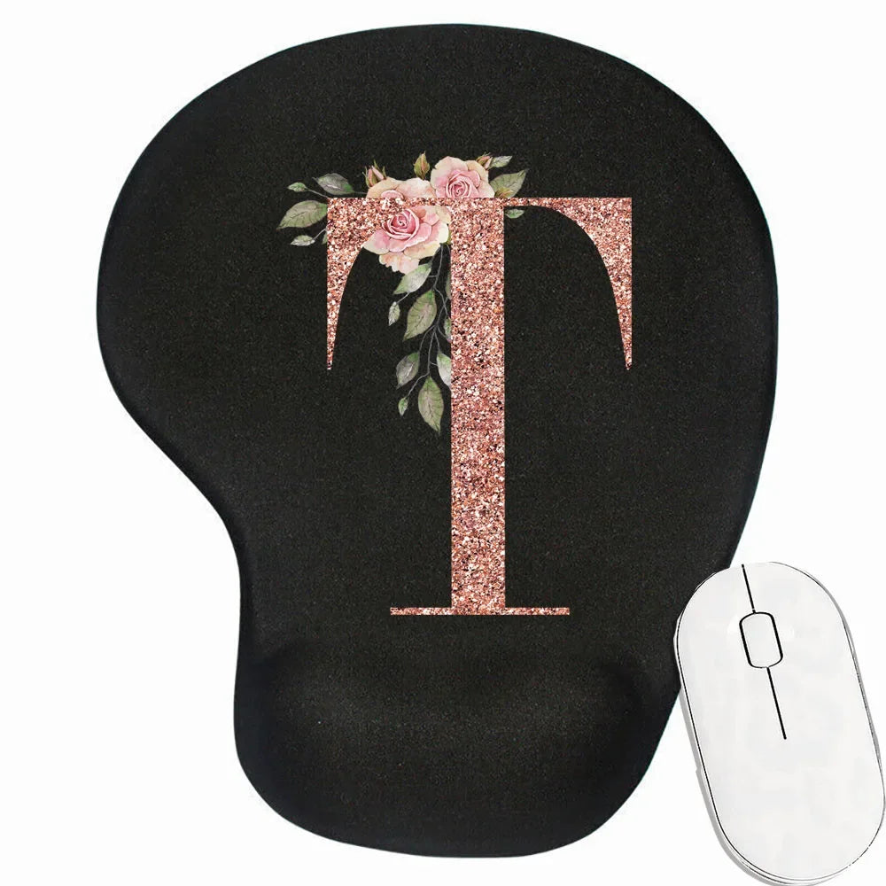 Tapis de souris ergonomique personnalisé motif T