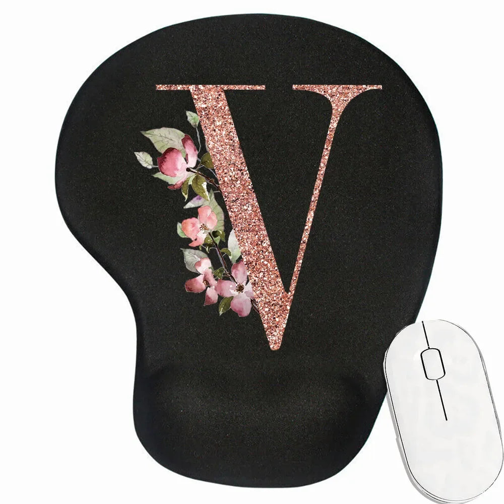 Tapis de souris ergonomique personnalisé motif V
