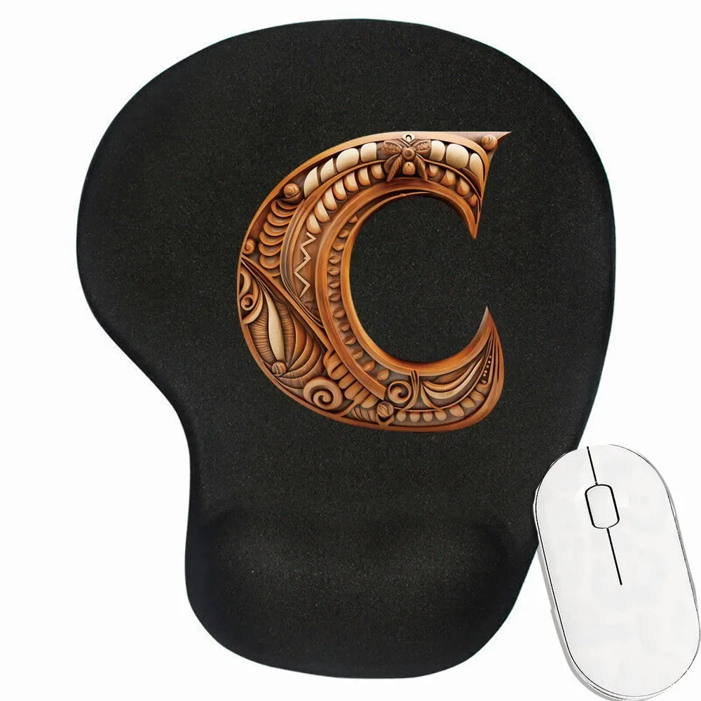 Tapis de souris personnalisé ergonomique motif C