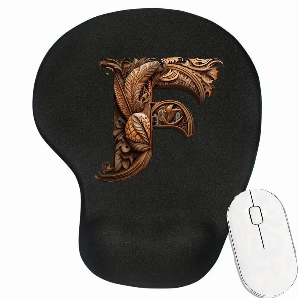 Tapis de souris personnalisé ergonomique motif F