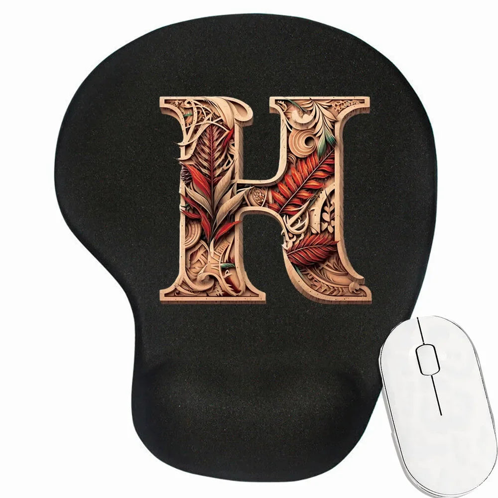 Tapis de souris personnalisé ergonomique motif H