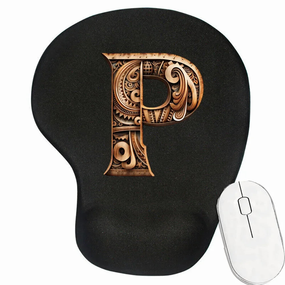 Tapis de souris personnalisé ergonomique motif p