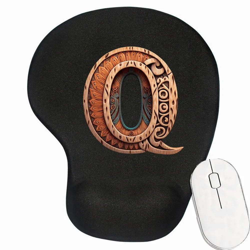 Tapis de souris personnalisé ergonomique motif Q