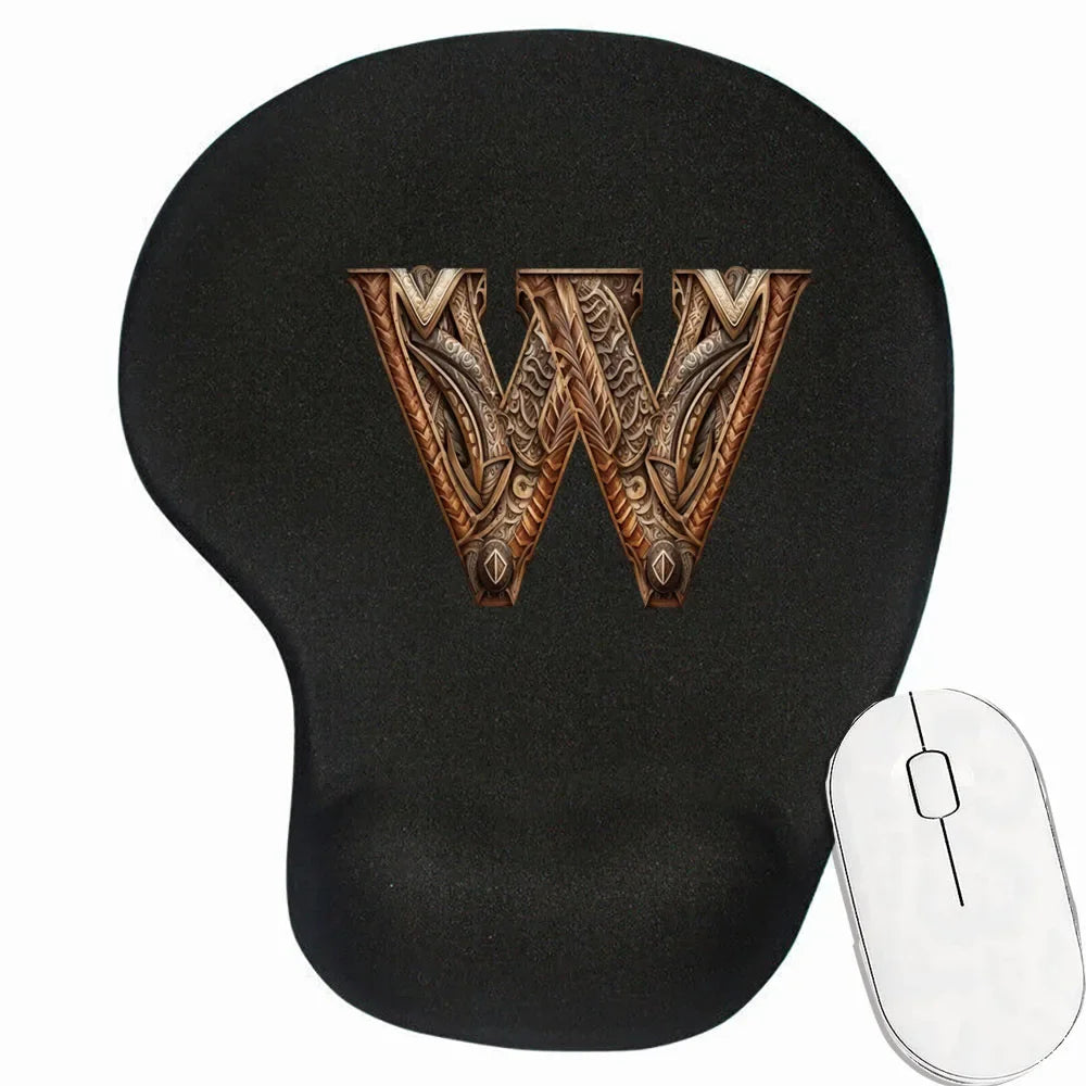 Tapis de souris personnalisé ergonomique motif W