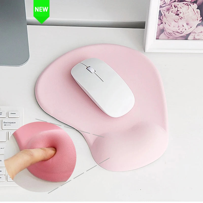 Tapis ergonomique souris rose
