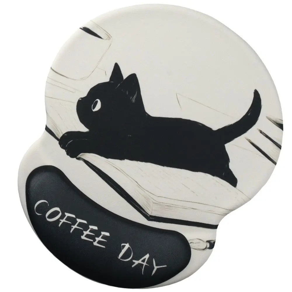 Tapis souris ergonomique gel noir