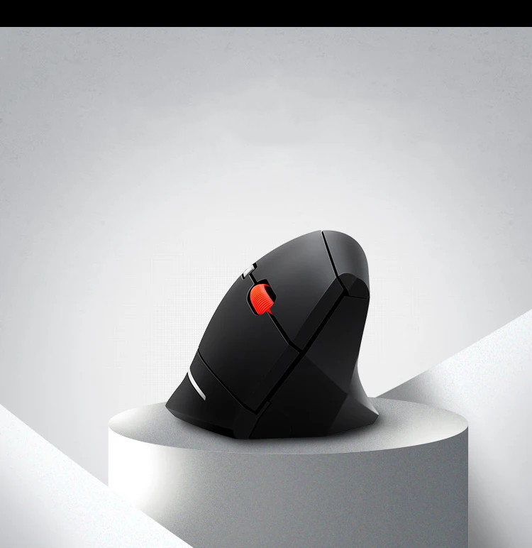 Verticale souris ergonomique sans fil blanc